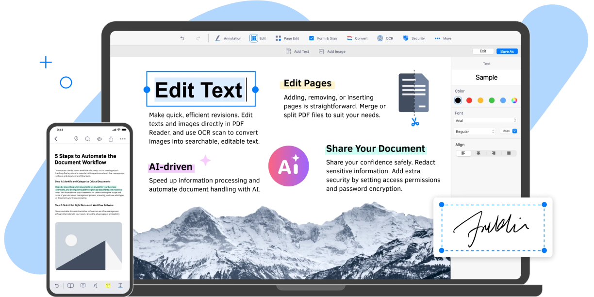KDAN PDF Reader screenshot