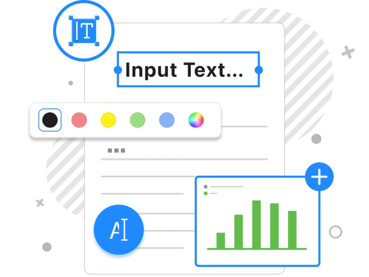 PDF editing feature